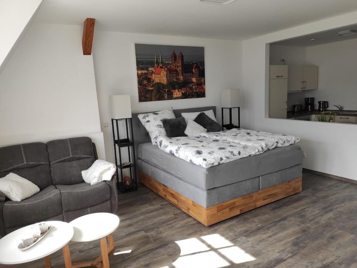 Exklusive Ferienwohnung Im Einzeldenkmal Quedlinburg Kültér fotó